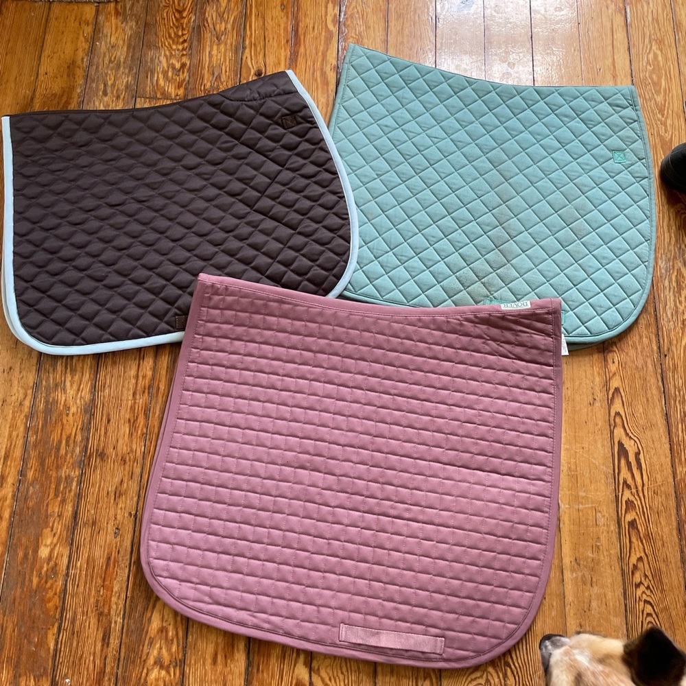 Bundle of Dressage Saddle Pads